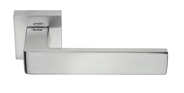 Дверная ручка на квадратном основании Fratelli Cattini "BOOM" 8-CR полированный хром - фото 11884
