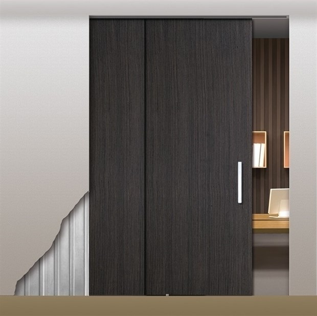 Потолочный дверной пенал Open Space PARALELO Wood Plus Soft (с доводчиком) для дверей 2600-2699 мм - фото 12164
