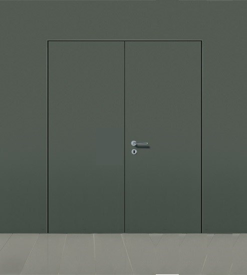 Комплект распашной скрытой двери DESING (дверь-невидимка) наружного открывания - фото 12336