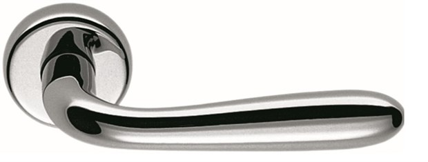 Дверная ручка на круглом основании COLOMBO Robot CD41RGSB-CR полированный хром - фото 13153