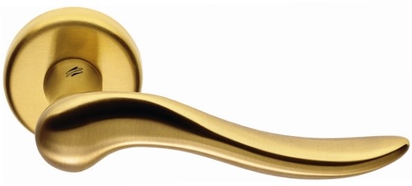 Дверная ручка на круглом основании COLOMBO Peter ID11RSB-OM матовое золото - фото 13180