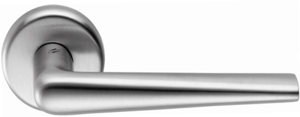 Дверная ручка на круглом основании COLOMBO Robotre CD91RSB-CM матовый хром - фото 13192
