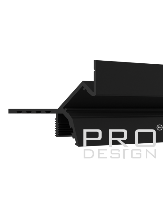 Теневой потолочный профиль Pro Design Gipps 594 Черный - фото 17200