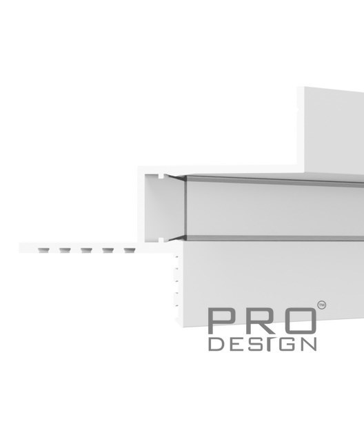 Парящий потолочный профиль Pro Design Gipps 602 Белый - фото 17216