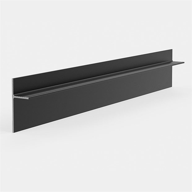 Теневой плинтус скрытого монтажа Pro Design Panel 7208 Черный Муар - фото 18134