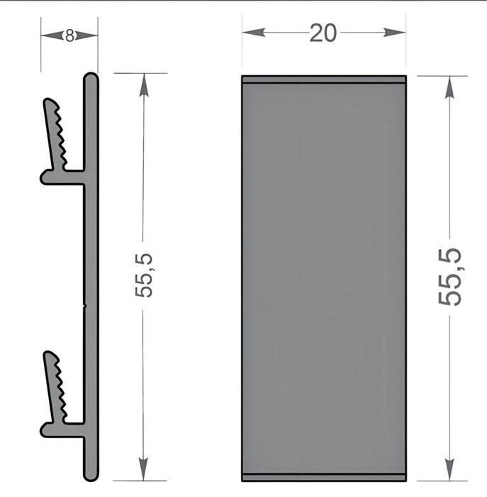 Крепежная клипса SYMETRIC Click 81664