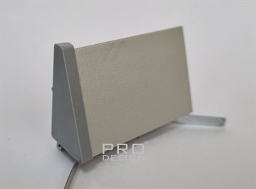 Комплект заглушек плинтуса Pro Design 570 серый RAL 7047
