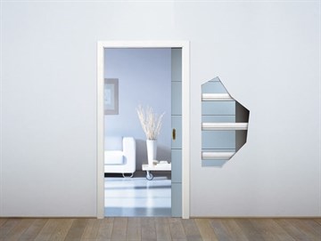 Пенал Eclisse Unico Single Glass для стеклянных дверей Пенал Eclisse Unico Single Glass для стеклянных дверей