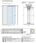 Потолочный дверной пенал Open Space PARALELO Glass Plus для телескопических цельностеклянных полотен 2800-2899 мм - фото 12190