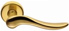 Дверная ручка на круглом основании COLOMBO Peter ID11RSB-OM матовое золото - фото 13180