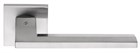 Дверная ручка на квадратном основании COLOMBO Electra MS11RSB-CM матовый хром - фото 13209
