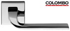 Дверная ручка на квадратном основании COLOMBO Isy BL11RSB-CR полированный хром - фото 13217