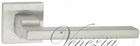 Дверная ручка на квадратном основании Fratelli Cattini "SLIM" 8-CS матовый хром - фото 13235