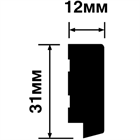 Финишный молдинг HIWOOD LF124B BK lf124bbk