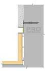 Плинтус скрытого монтажа Pro Design Combo 603 Черный - фото 17170