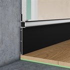 Микроплинтус напольный Pro Design Combo 603 Черный Анодированный 98.6x14.5x2700 1739