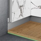 Теневой плинтус алюминиевый скрытого монтажа Pro Design Panel 7208 Анодированный 46x18x2700 2771