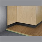 Теневой плинтус алюминиевый скрытого монтажа Pro Design Panel 7208 Черный Муар 46x18x2700 2770