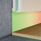 Микроплинтус напольный Pro Design 323 (крашенный по RAL) 98.6x14.5x2700 2686