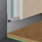 Теневой плинтус алюминиевый скрытого монтажа Pro Design 380 Анодированный 52x17.5x2700 2732