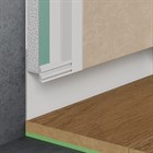 Теневой плинтус алюминиевый скрытого монтажа Pro Design 380 Грунт под покраску 52x17.5x2700 2726