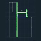 Теневой плинтус алюминиевый скрытого монтажа Pro Design Panel 7209 крашенный по RAL 52x17.5x2700 2779 Теневой плинтус алюминиевый скрытого монтажа Pro Design Panel 7209 крашенный по RAL 52x17.5x2700 2779