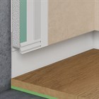 Теневой плинтус алюминиевый скрытого монтажа Pro Design 7209 Белый Муар 52x17.5x2700 3387