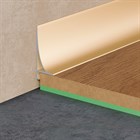 Плинтус алюминиевый Pro Design Corner L 584 Анодированный шампань 30x15.5x2700 2818