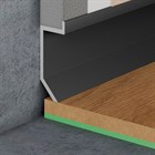 Теневой плинтус алюминиевый Pro Design Slim 723 Черный Муар 10x2700 3340