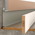 МДФ вставка в плинтус Pro Design 80 мм (грунт под покраску) купить в ...
