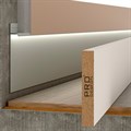 МДФ вставка в плинтус Pro Design 80 мм (грунт под покраску) купить в ...
