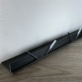 Щелевой плинтус алюминиевый Pro Design Mini L 601 Черный муар 35x15.5x2700 1742 Щелевой плинтус алюминиевый Pro Design Mini L 601 Черный муар 35x15.5x2700 1742