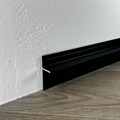 Теневой плинтус алюминиевый скрытого монтажа Pro Design Panel 7208 Черный Муар 46x18x2700 2770