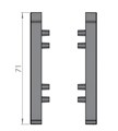 Заглушки SYMETRIC Click Серебро 81672