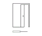 Пенал Eclisse Unico Single для дверей 2000 мм - фото 5670