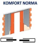 Кассета KOMFORT NORMA (под гипсокартон) для двух дверей 2000 мм - фото 5759