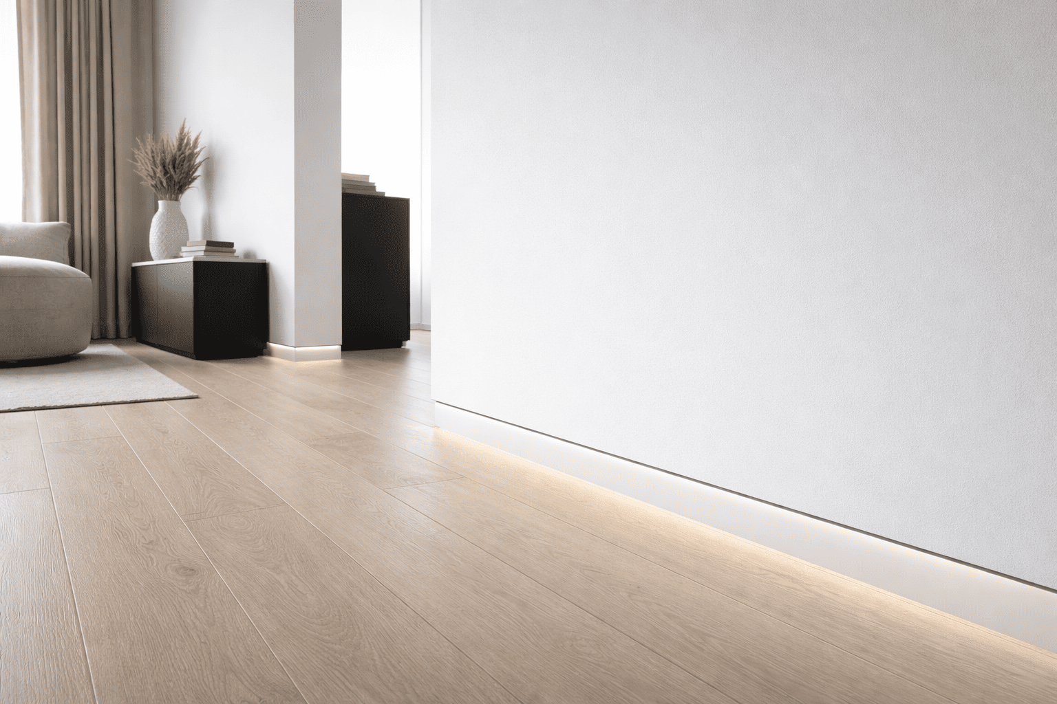 Как установить теневой плинтус: пошаговая инструкция