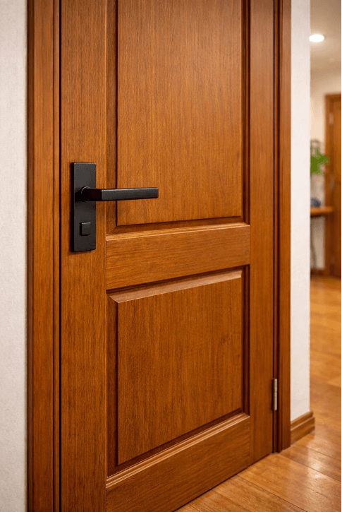 Монтаж дверной ручки