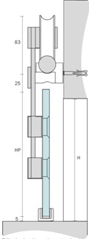 Комплект фурнитуры Openspace STYLE - V